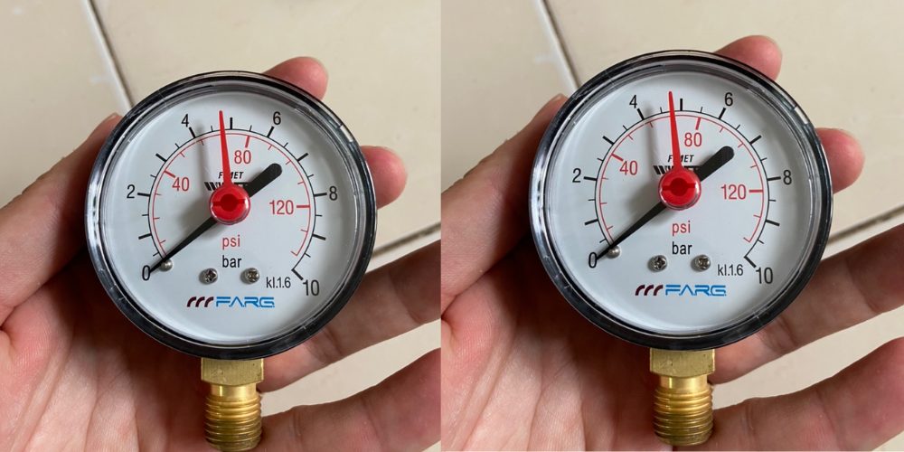 Vật liệu chế tạo đồng hồ áp suất FARG là thép sơn tĩnh điện