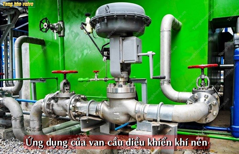 Ứng dụng của valve cầu điều khiển khí nén