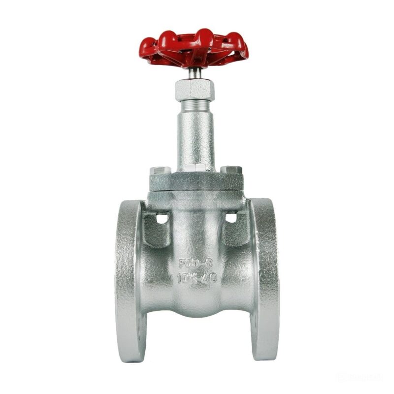 Van cổng gang Kitz 10SMS/10SMBF chụp rõ mặt sau
