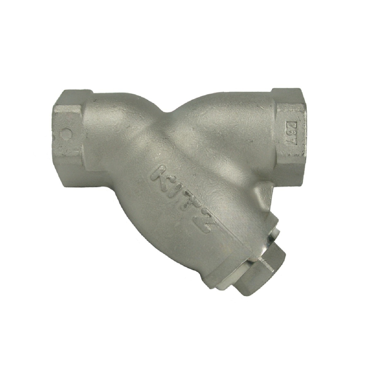 y-loc-inox-uy-jis20k (4) Y lọc inox Kitz UY – JIS20K ảnh đại diện chụp mặt trước, kiểu nối ren