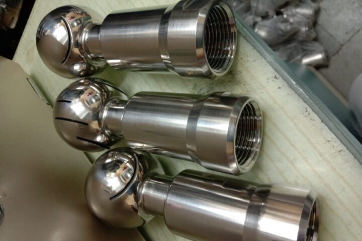 Quả cầu CIP vi sinh inox chụp tại kho