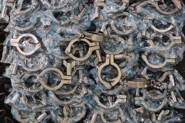Clamp vi sinh inox 304 – 316 chụp tại kho HN và HCM