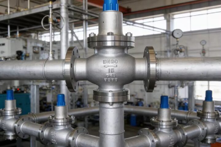Van giảm áp inox chụp thực tế sử dụng